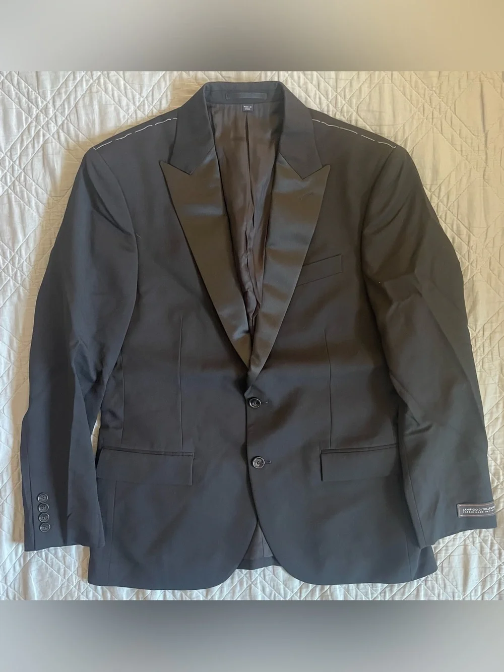 J. Crew Ludlow Slim-fit tuxedo jacket in Italian wool Size 40 S NWD $698 50678